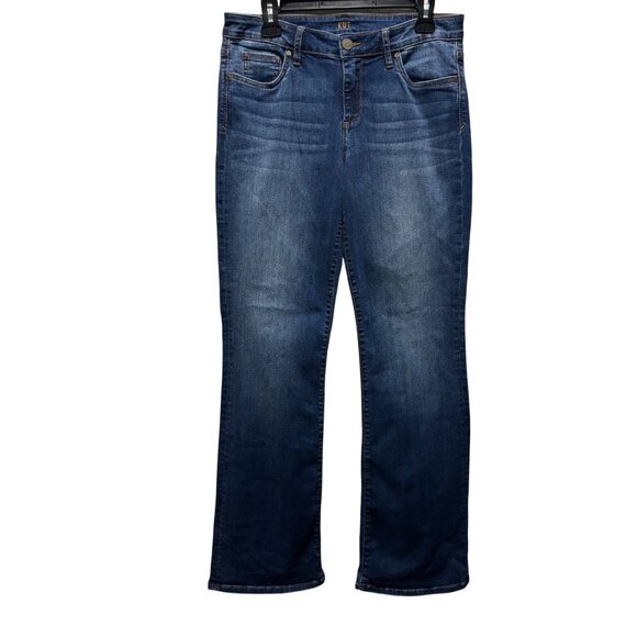 Kut From The Kloth Baby Bootcut Jeans Size 10S Dark Wash Denim - Picture 1 of 9